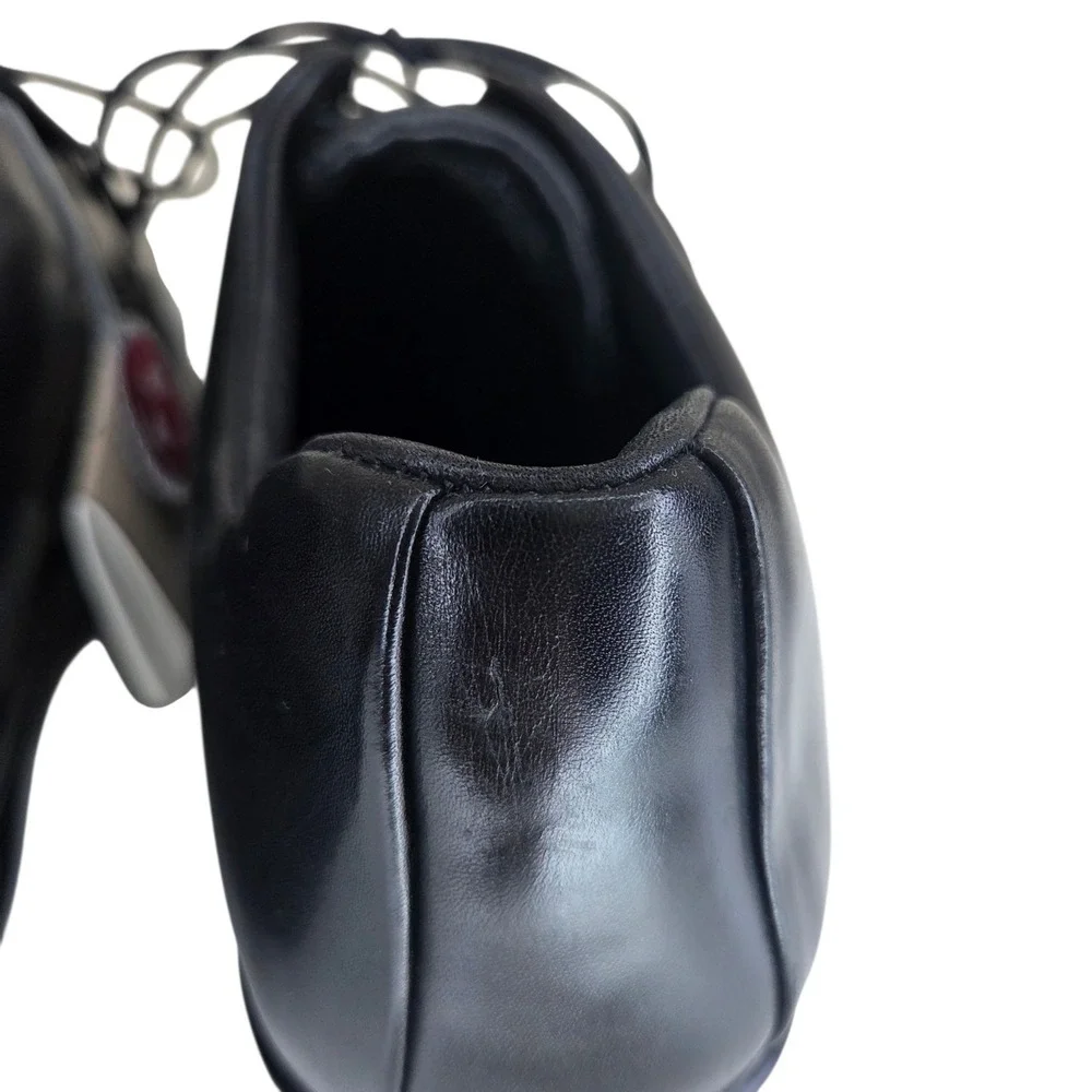NWOB MBT Kabisa Mens Black Leather Rocker Sole Oxford Dress Shoes Size 10.5
